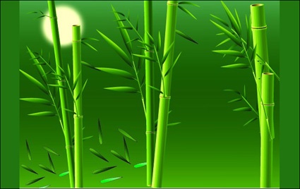 Real bamboo vector material