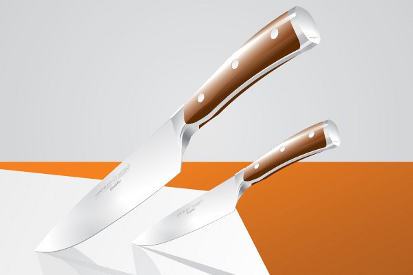 Realistic Knives Vector