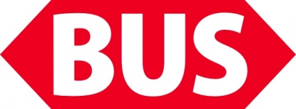 Red Bus Sign clip art