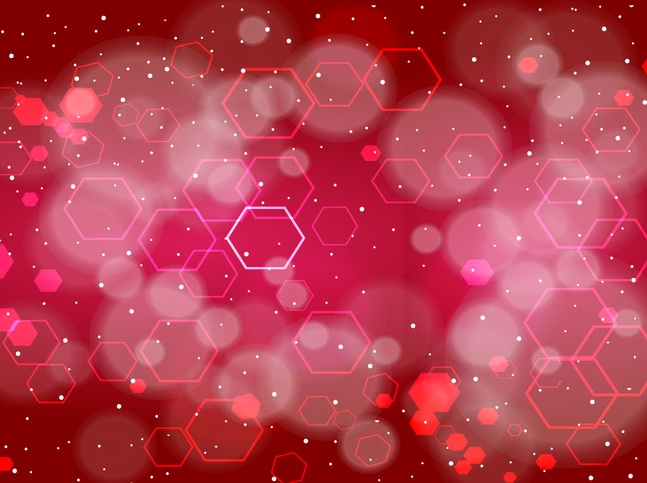 Red Hexagons