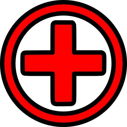 Red Icon Cross Cartoon Help First Aid Kit Pitr