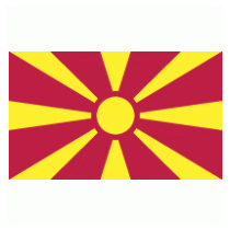 Republic of Macedonia Flag