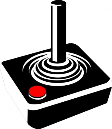 Retro Joystick clip art