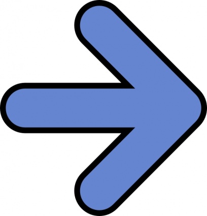 Right Blue Arrow clip art