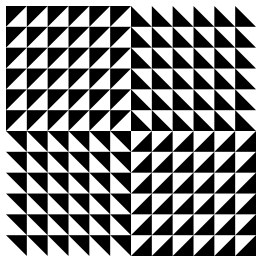 Right Triangle Tesselation Mix