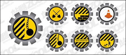 Road maintenance material vector icon