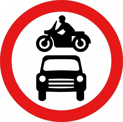 Road Signs Evel Knievel clip art