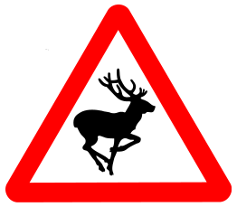 Roadsign Bambi