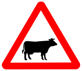 Roadsign Cattle