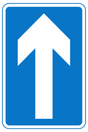 Roadsign one way