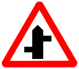 Roadsign staggered