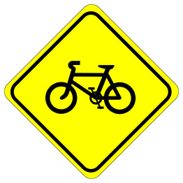 Roadsign watch for bicycles