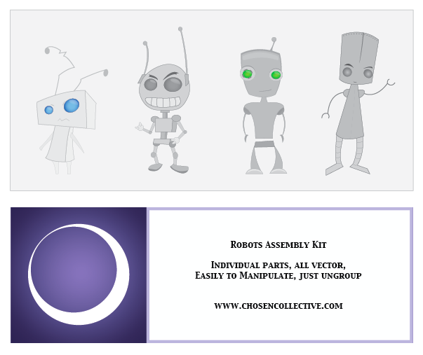 Robot Vector Assembly Kit