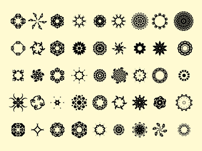 Round Icons Vectors