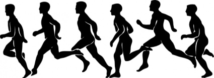 Running Exercise clip art