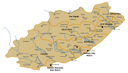 SA Eastern Cape Map