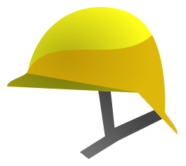 Safety helmet icon