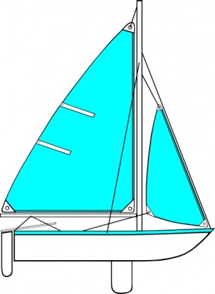 Sailboat Illustration clip art