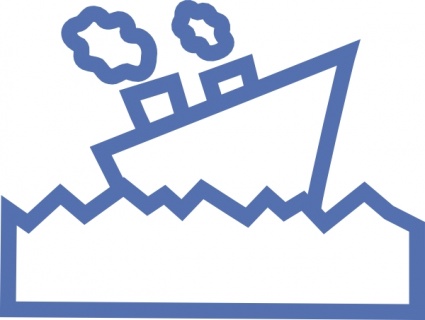 Sailing Motor Ship clip art