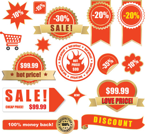 Sale Vector Label