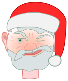 Santa winking 1