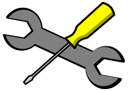 Screwdriver and wrench icon