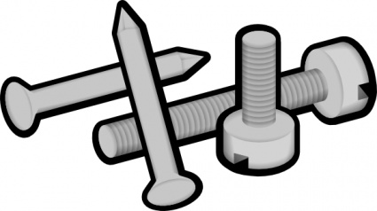 Screws And Nails clip art