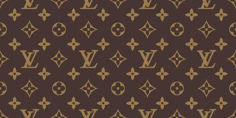 Seamless Louis Vuitton Pattern Vector