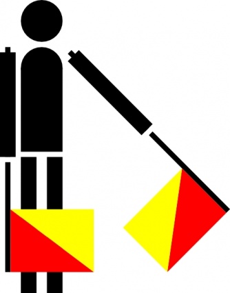 Semaphore Golf clip art