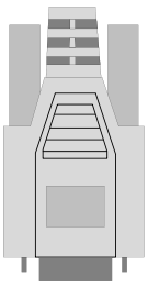 Serial connector DB-9 RS-232