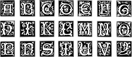 Set Font Text Letter Letters Decorative Decoration