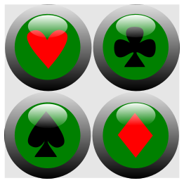 Set Poker Buttons