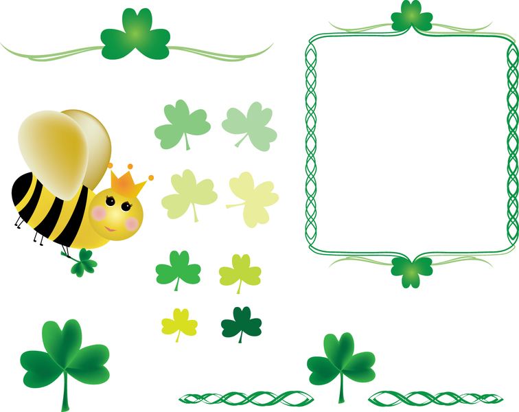 Shamrocks and Queen Bee