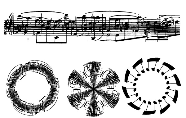 Sheet Music Note Vectors- Free