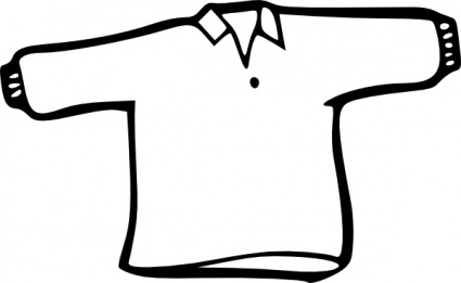 Shirt Outline clip art