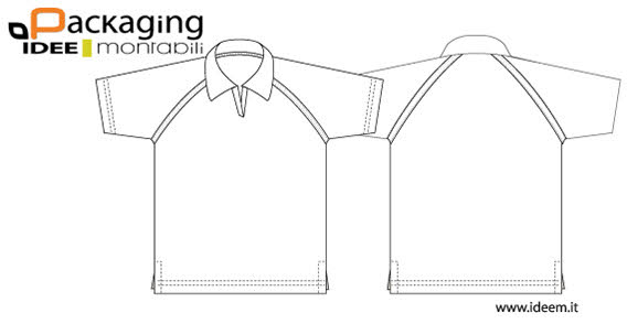 Shirt template free vector