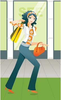 Shopping girl 1