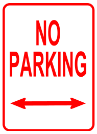 Sign No Parking