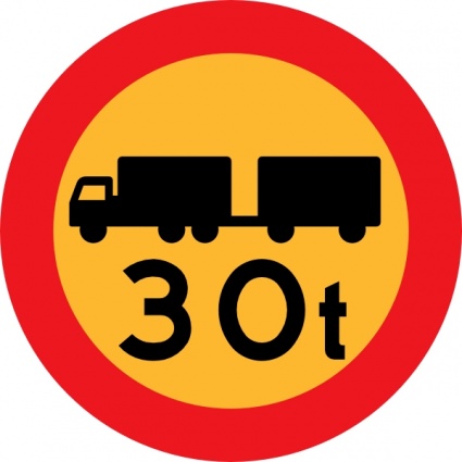 Sign Transportation Truck Warning Vehicles Trucks