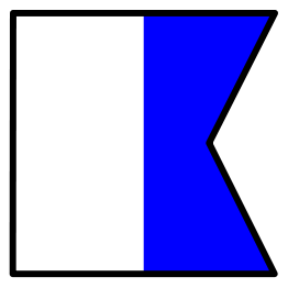 Signalflag Alpha