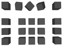 Simple Grey Cubes