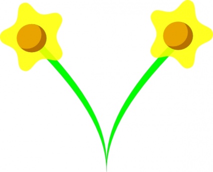 Simple Plants Flower Daffodil Five Pettle Daff Plant Daffodils