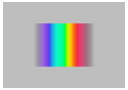 sinusfÃ¶rmiger transparenzverlaufender Regenbogen Gradient