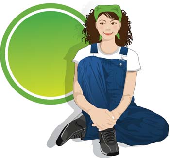 Sit girl position vector 8