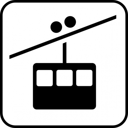 Ski Lift clip art