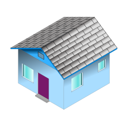 Small Blue House