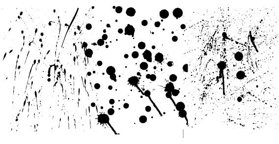 Small splatters free vector