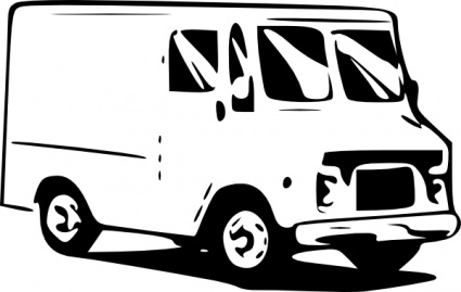 Small Truck Usps Postal Service clip art