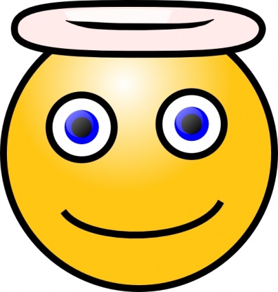 Smiley Angel clip art