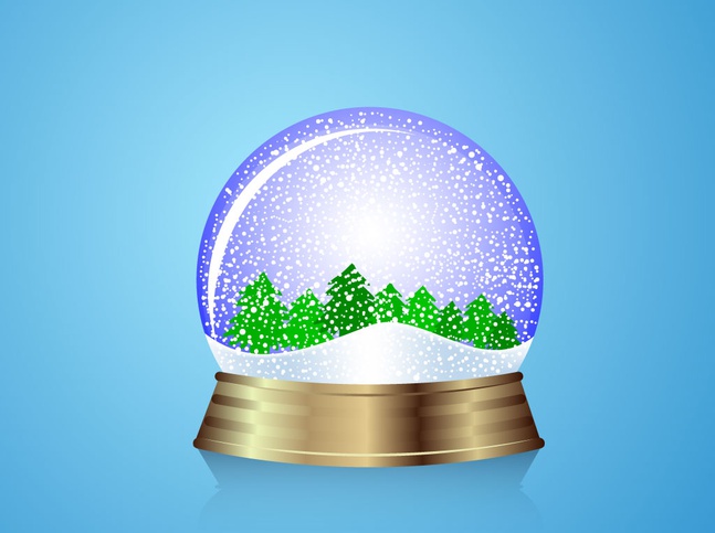 Snow Globe Forest